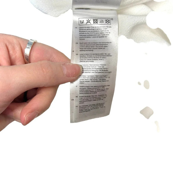 Maje Loust Bee Embellished Blouse Ecru Cream Size‎ 2 US Medium - Picture 11 of 11